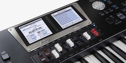 Roland BK-9 display