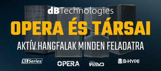 dB Technologies aktív hangfalak